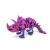 1 Pcs 3D Printed Skeleton Triceratops Dinosaur Articulated Action Figure Model For Gifting, Home Decor