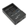 2 Slot Smart 18650 Charger with USB QC3.0 Output for 26650 18650 18350 17670 17500 16340 14500 AA