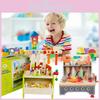 Colorful Wooden Tool Workbench Interactive Educational Toy For Children Age 4-6