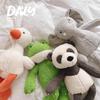 Sleeping Crib Elephant Panda Plush Rabbit Duck Long Legs Frog Doll  For Infants