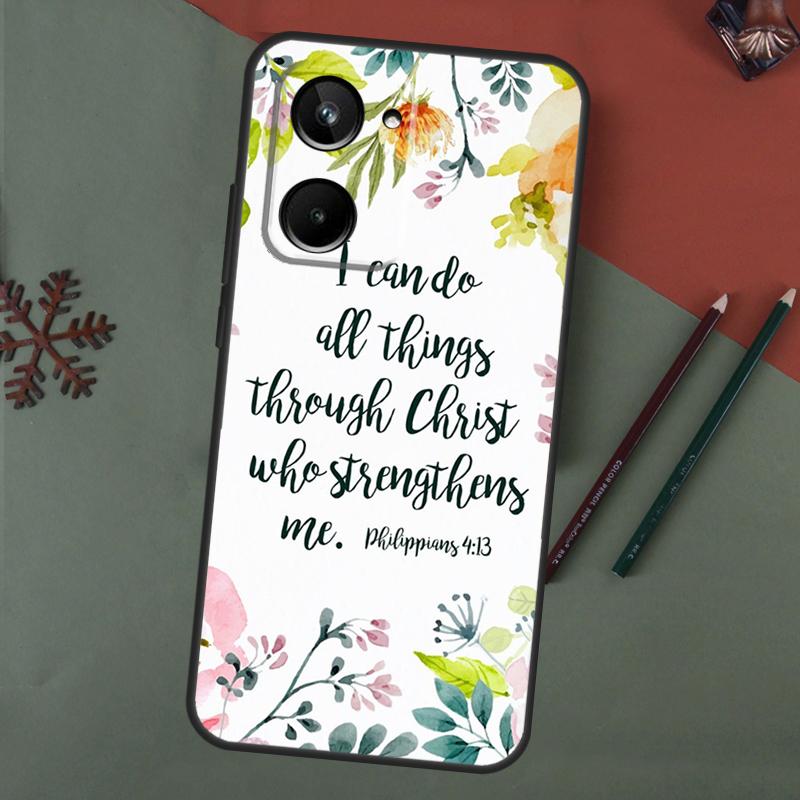 Bible Verse Jesus Christ Christian Case For Realme C61 C53 C55 C33 C63 C51 C65 C67 C71 C75 11 12 13 14 15 Pro Plus GT6 GT7 Pro