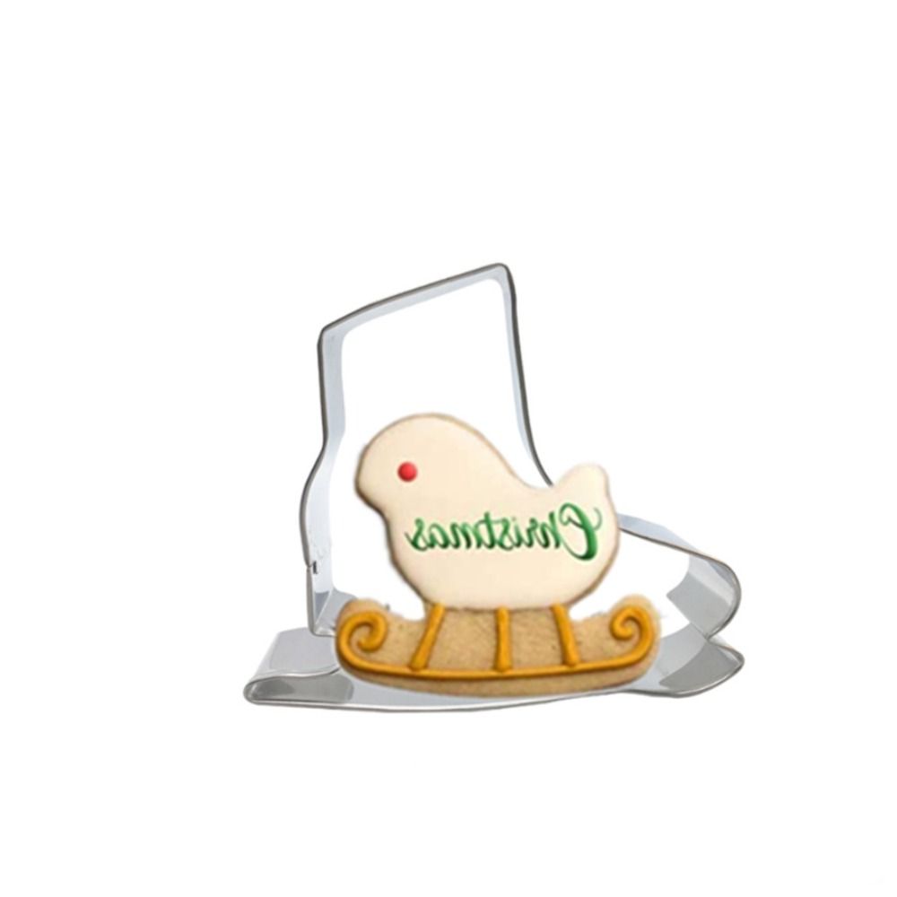 Xmas Theme Biscuit Mould Santa Claus Cake Moulds Christmas Stainless Steel Cookie Cutters  DIY