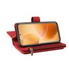 For Xiaomi 14T Pro Zipper Wallet Case with 15 Card Slots and Strap Leather Phone Cover