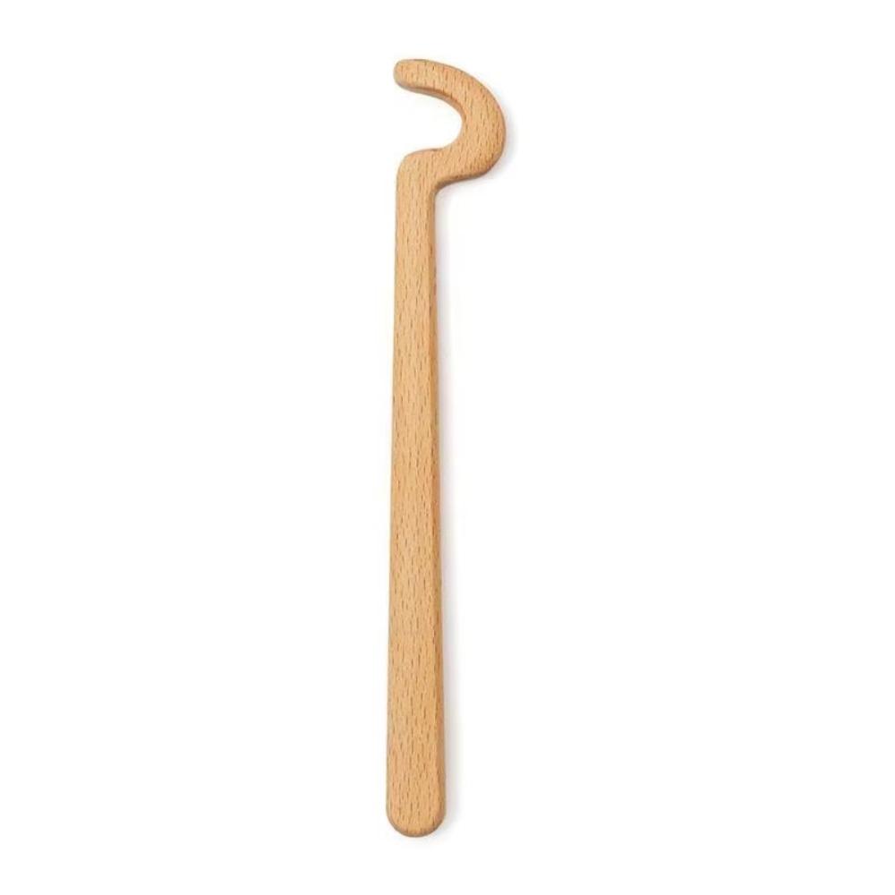 Rapid Forming Pottery Rim Shaping Tools Long Handle Wood Clay Trimming Tool For Potters