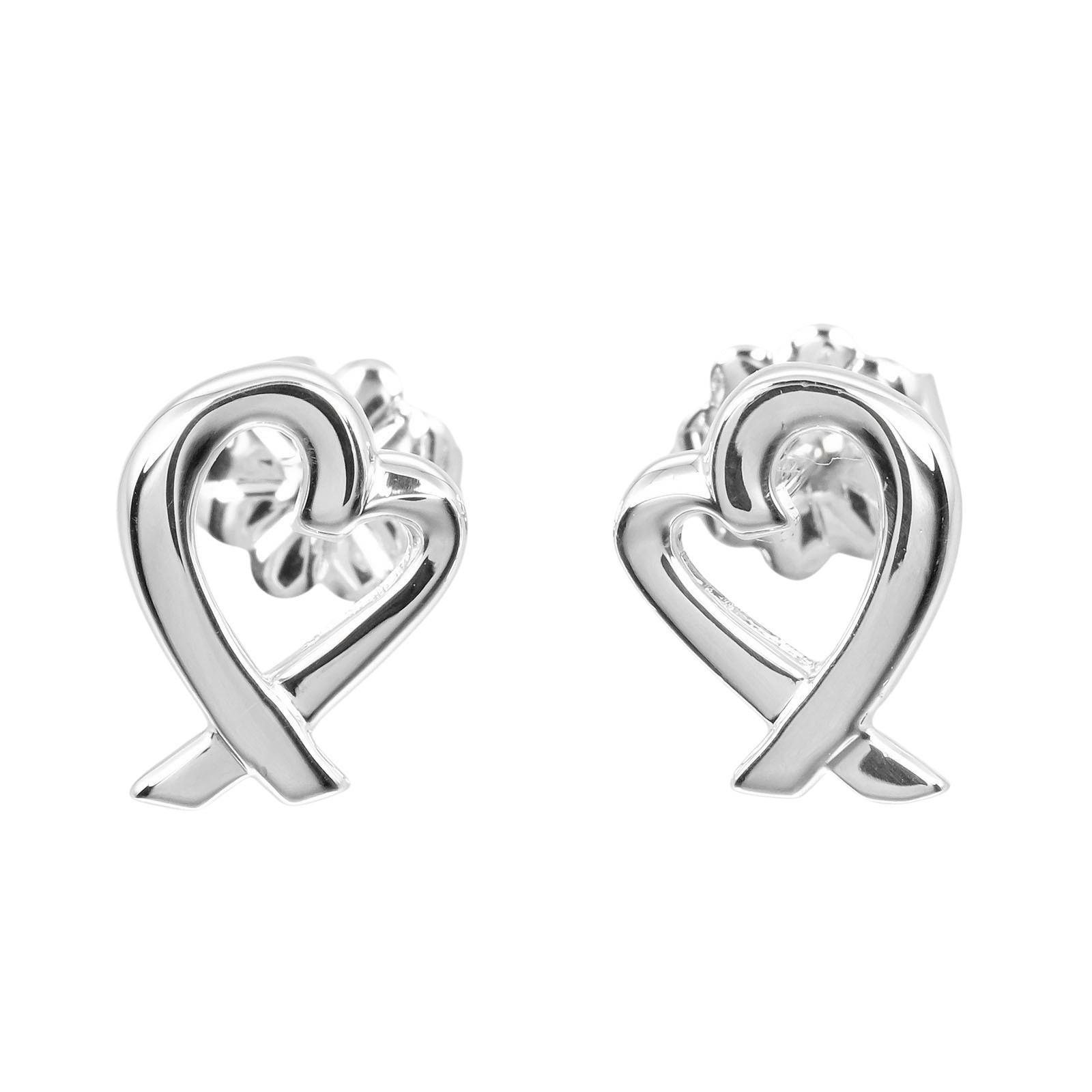 

TIFFANY&Co. Loving heart Piercing Silver925 1.56g Women Used