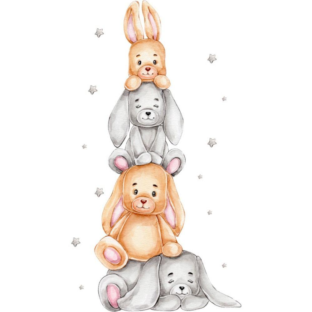 Cartoon Cat Wall Stickers Cute Wallpaper Art Wall Decals  Doors