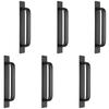 6PCS Aluminum Sliding Door Handles Corrosion Resistant Furniture Pull Handle Set