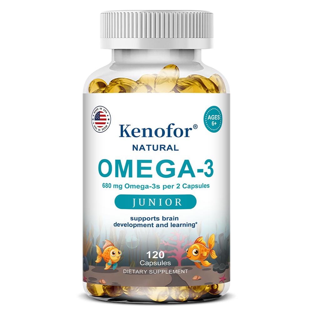 Omega-3s 680 Mg Dietary Supplement, With Epa, Dha, Fish Oil, 120 Softgels Per Bottle 120 Capsules