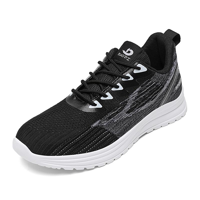 Breathable summer shoes Running sneakers Mesh surface casual board shoes for men deodorant soft soled fly woven men's shoes