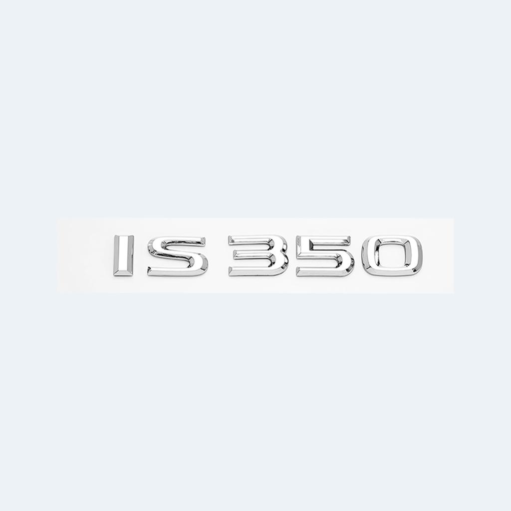 3D Chrome Glossy Black ABS Letters IS200 IS250 IS300 IS350 IS300h IS200t HYBRID Emblem For Lexus Car Trunk Logo Badge Sticker