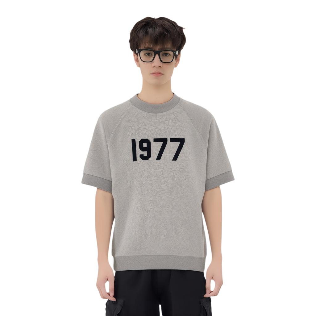 Fear of God Essentials SS22 Short Sleeve T-shirt Men Tops Dark-Oatmeal FOG-SS22-038