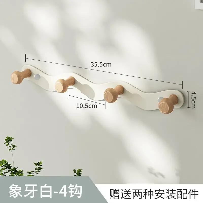 Nordischer hängender Kleiderhaken Einfaches Lagerregal Eingangsbereich Wand Garderobenhaken Schrank Schlafzimmer Schrank Küchenhalter Organizer