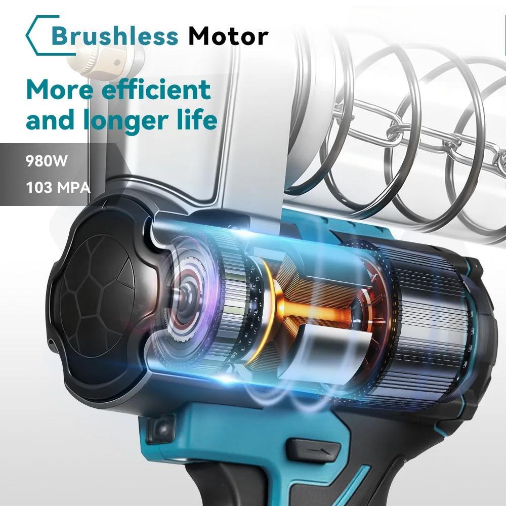 15000PSI Oil Injector Cordless Portable Lubricating Bearing Power Tool High Pressure Electric Grease Gun