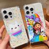 Cute G-Gabbys D-Dollhouses Phone Case For IPhone 16e 16 15 14 13 12 11 Mini Pro Max X XSMax 7 8 Plus Anti Fall Transparent Cover