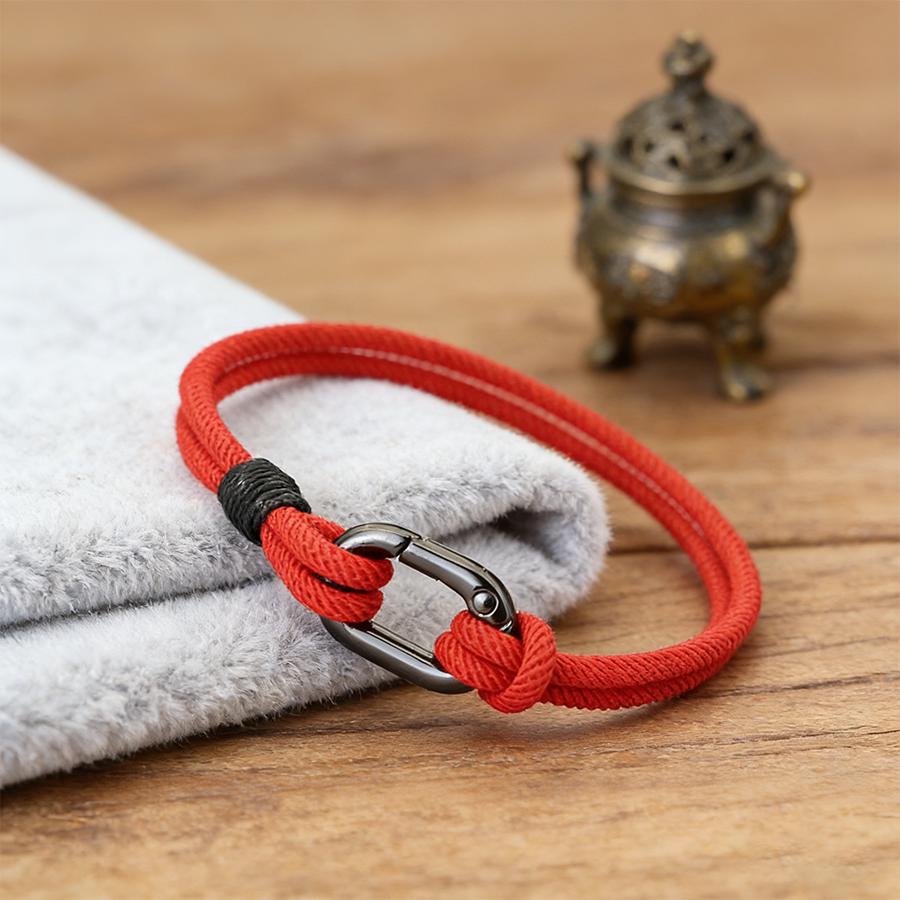 

Novel Style Selected High Quality 3mm Cord Bracelet Men Women 9 Color Options Leisure Versatile Accessories Friendship Braslet красный