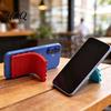 Durable Aluminum Core Holder Foldable Silicone Phone Stand with Aluminum Adjustable Bendable for Desk Compact Gadget Organizer Portable Suction Cup