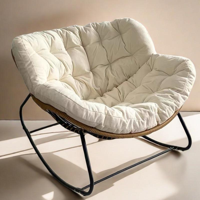 Bird's Nest Recliner: Cozy Rocking Chair and Lazy Sofa for Adults, Perfect for Balcony Relaxation and Sleeping.