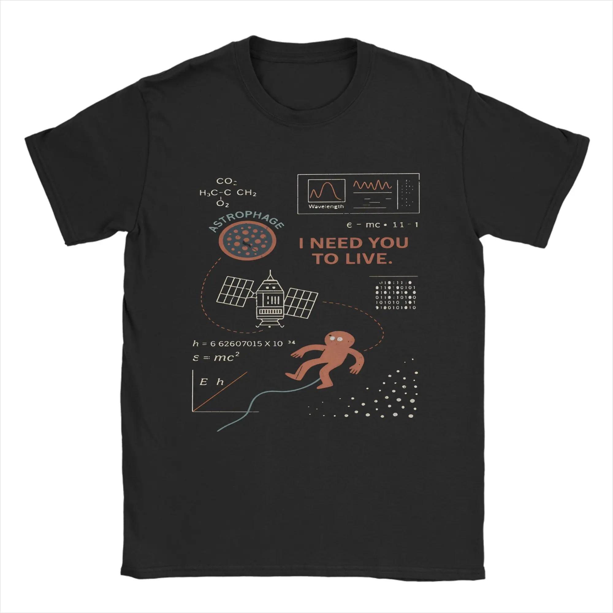 2026 Summer Project Hail Mary Andy Weir Book T Shirt Cotton Tops Novelty Short Sleeve Round Collar Tee Shirt Graphic TShirt S
