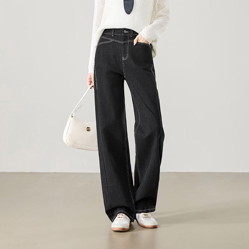 ESE-Y Women s Fade-Resistant Straight-Leg Jeans 29