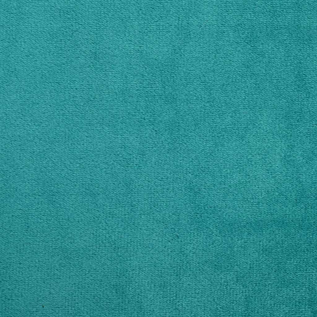 Corner Bed Frame with Headboard Turquoise 90 Cm X 200 Cm Velvet