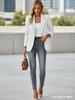Self 2026 Women Casual Blazer - Fully Lined Lightweight Button Lapel Collar Slim Fashion Work Office with Pocket