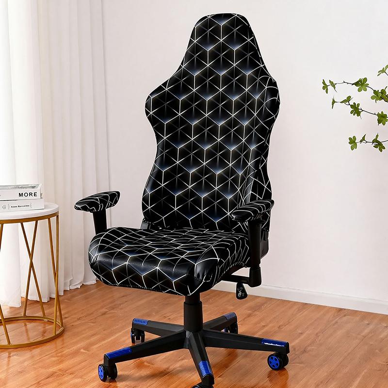 Gaming Chair Cover Stretch All-inclusive Office Chair Covers Anti-dirty Computer Chair Seat Cover Bedroom Gaming Chair Decor