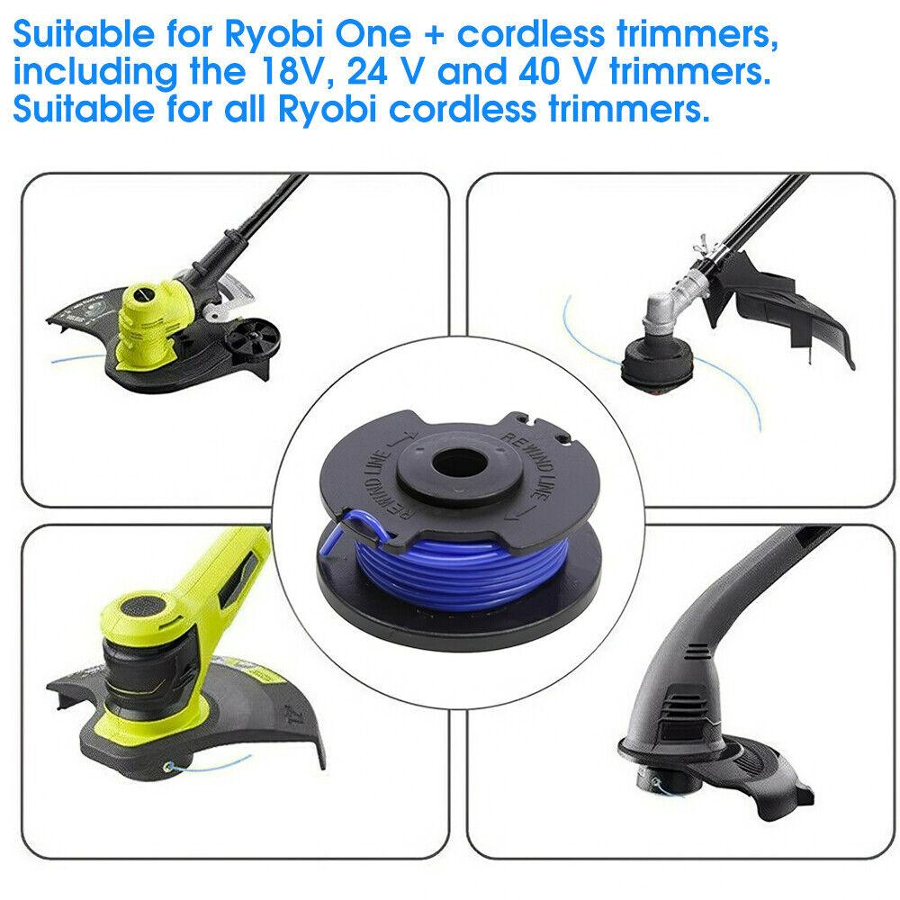 For Ryobi One+ Trimmer Spool Cap AC14RL3A Single Line Trimming Head Durability Trimmer Line String Trimmer Spool/Cap Models