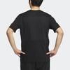 Adidas Short Sleeve Logo Tech Tee Quick-Dry Outdoor Sport Men Tops Black IC4414