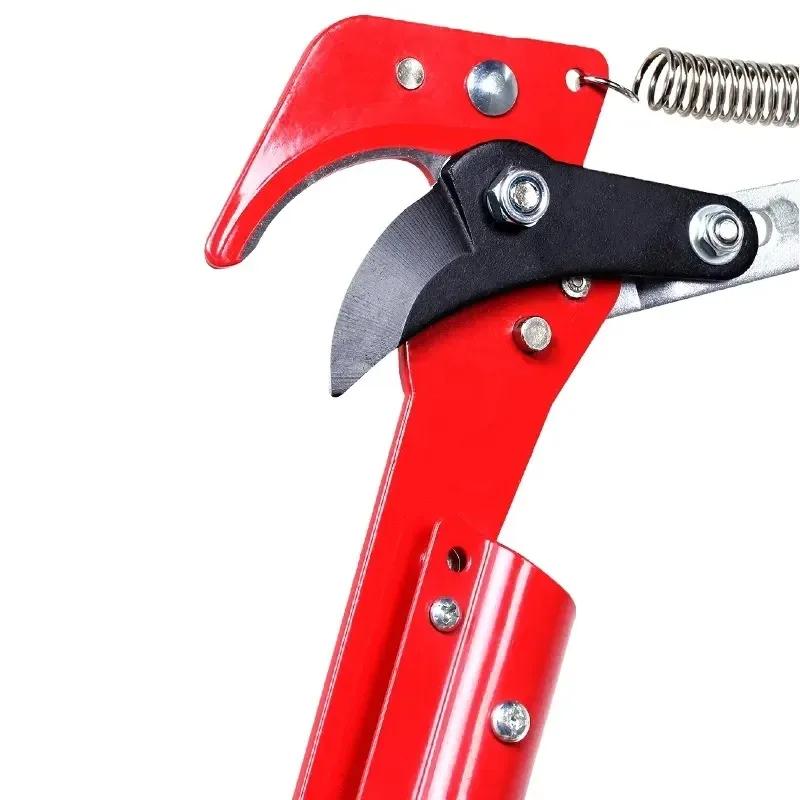 High Altitude Three Pulley Pruning Scissors Tree Pruner Branches Cutter Garden Shears Saw Fruit Pick Cutting Tools Without Rod