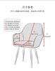 Rotating Chair Cover Dining Room Spandex High Sloping Armchair Covers Office Chair Slipcover Coffee Bar Make Up Solid Elastic