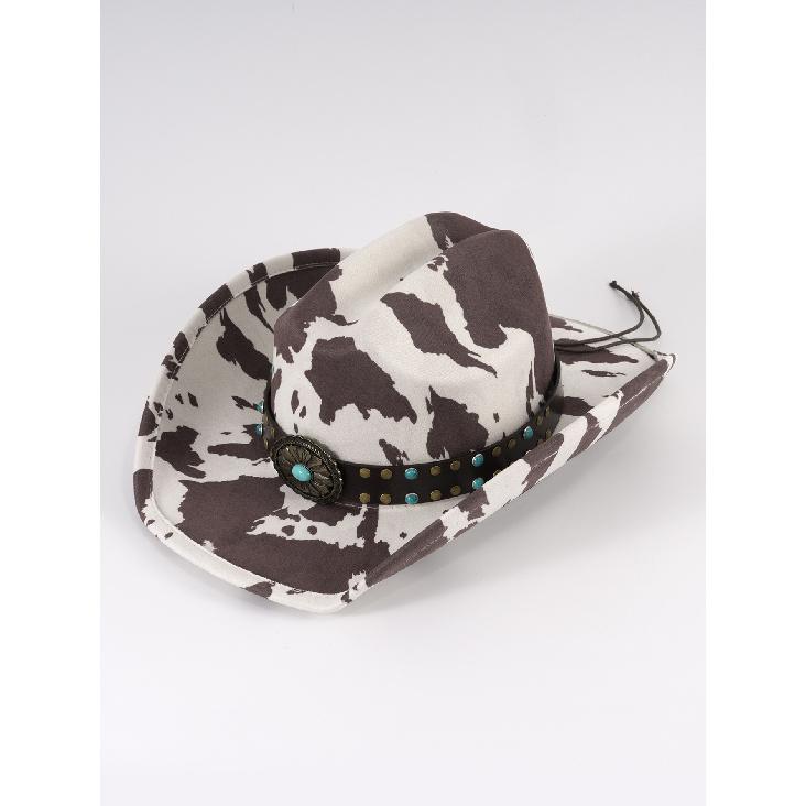 Jazz Fedora Western Cowboy Hat New Style for Men and Women, European and American Ethnic Style, Tibetan Classic Woolen Hat for Outdoor Use