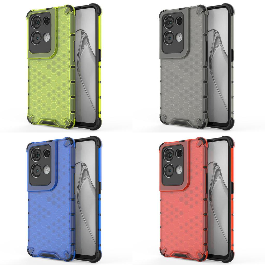 Transparent Honeycomb Phone Case With Shockproof Tpu And Pc For Drop Protection