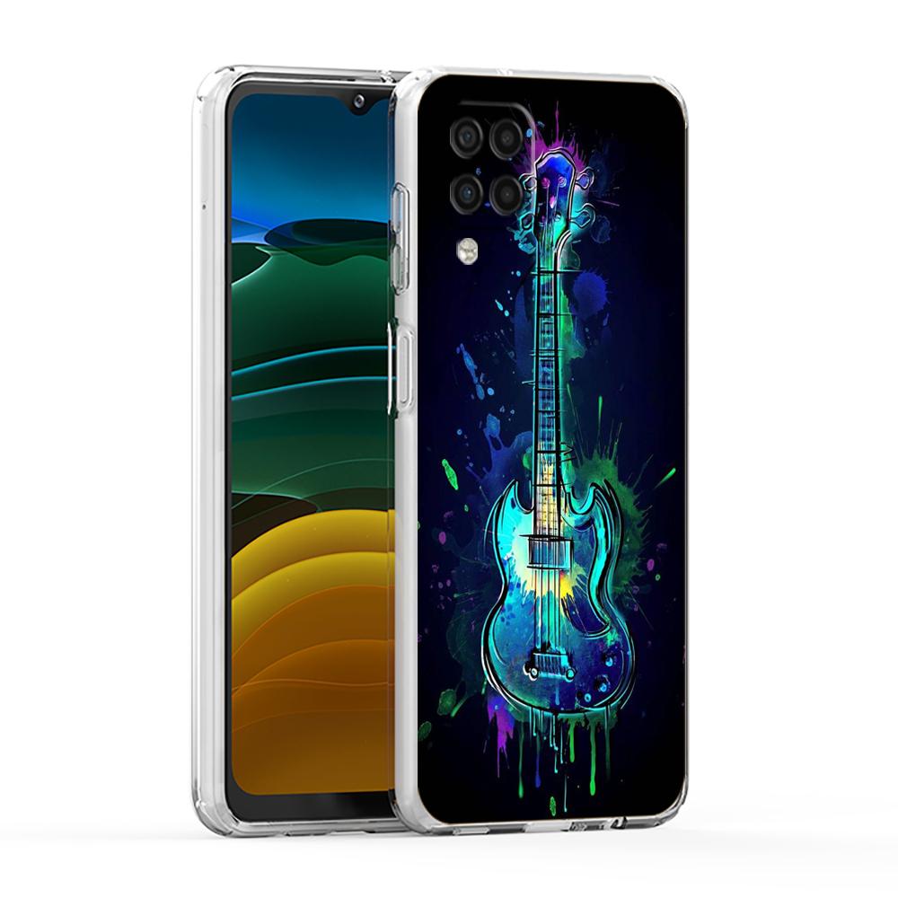 

Guitar Music Art Case for Samsung Galaxy A13 A22 A32 A52 A72 A51 A71 A11 A31 A41 M31 A01 A21S 5G Transparent Silicone Shell Bags Samsung A13 5G