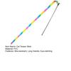 Bell Interactive Colorful Ribbon Cute Cat Toy Funny Rod Teaser Wand Cat Supplies