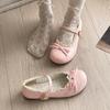 2026 Spring Cute Women Flats Round Toe Ladies Casual Ballet Shoes Comfort Soft Leather Dress ballerinas Shoes