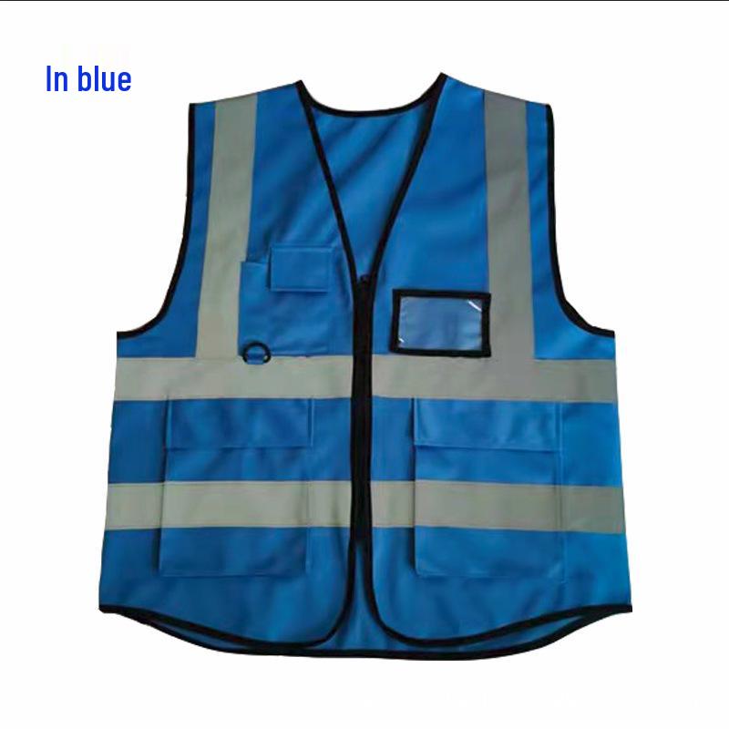 13-Color Functional Multi-Pocket Reflective Safety Vest
