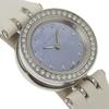 BVLGARI Bzero1 Watches BZ23S Diamond Bezel Blue shellDial Stainless Steel/diamond/leather Quartz Analog display Women Used