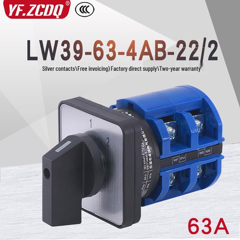 Universal Changeover Switch LW39-63-40B-202/2 4AB-04 101/1 90B-44 6KC-303/3P