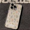 INS Wind Label Color Floral iPhone 17Promax Mobile Phone Case for Apple 16promax Space Case