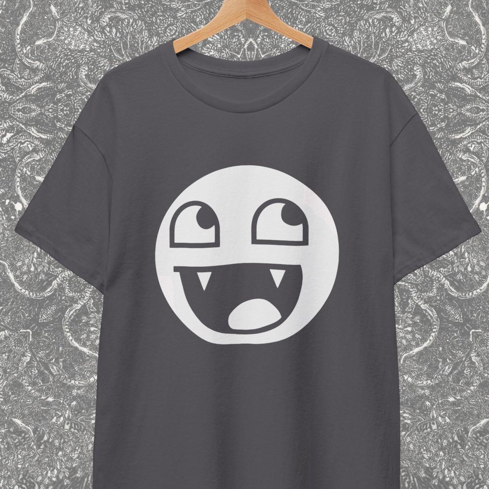 Epic Face Vampire Emo Shirt Gift, y2k Clothes, Gothic Shirt, Roblox Vampire Gift for Her, Gift for Him S