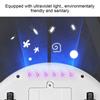 Multi Functional NaIntelligent Ultraviolet Light Sweeping Robot Vacuum Clner Set for  (Black )