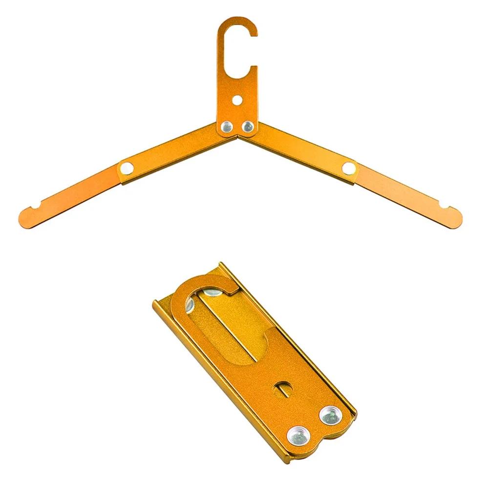 Aluminum Foldable Portable Hangers for Business Trips Ultra-Light Non-Slip Hangers for Road Trips Cabides Para Roupa