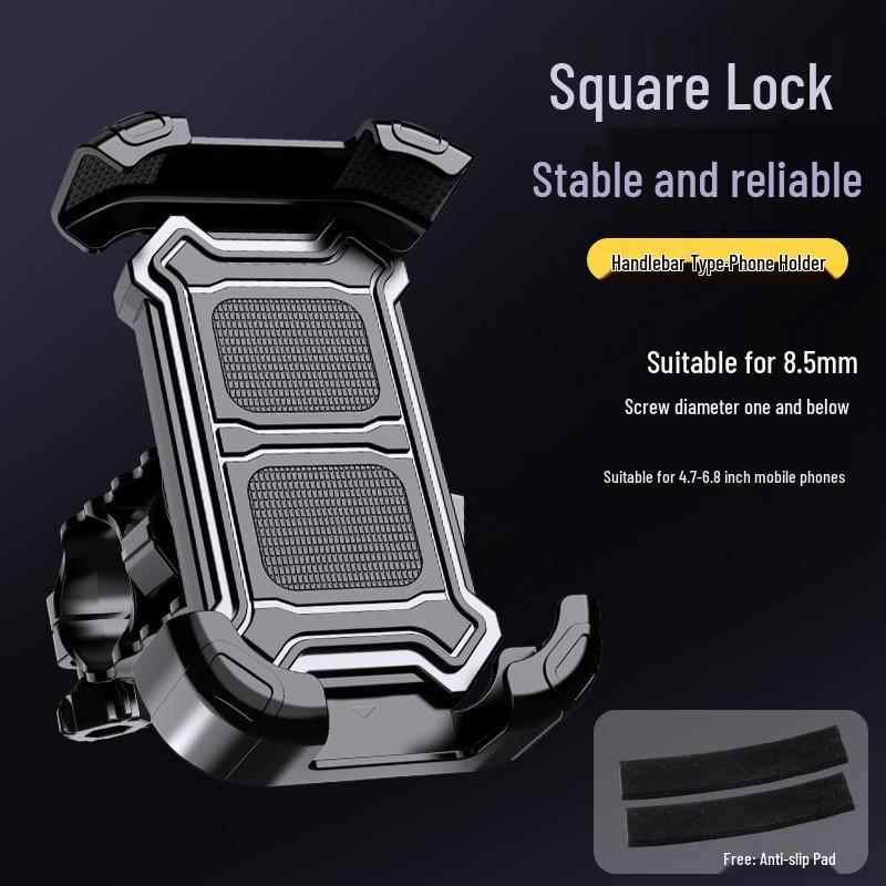 2026 New Rider Phone Holder for Food Delivery Electric Scooters, Motorcycles, and Bicycles