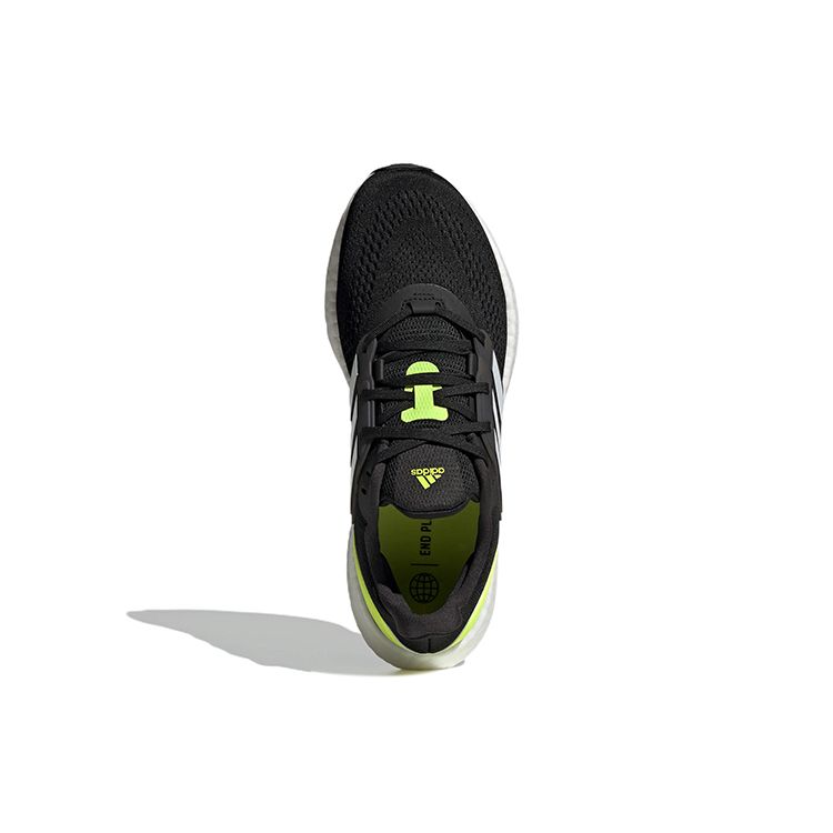 Adidas PureBoost 22 Unisex Core Black Cloud White Solar Yellow HQ1449