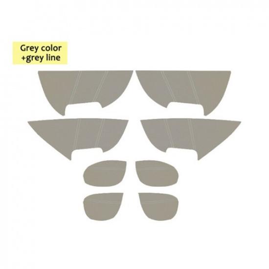 8pcs Leather Car Inner Door Panel Armrest Cover Change For Honda Civic 9th 12-15