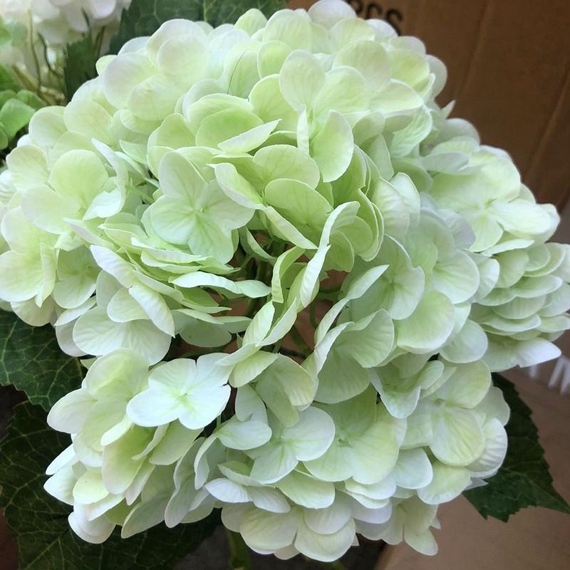 Moisturizing Large Hydrangea Hotel Decoration Flower Arrangement Wedding Arrangement Fake Flower Wholesale Film Hydrangea