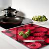 Kitchen Multifunctional Decorative Board Tempered Glass Raspberry 60x52 Cm