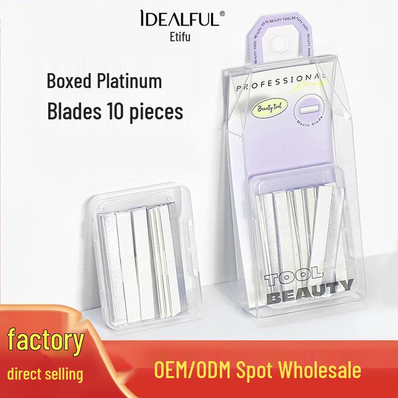 

Safe Anti-Scratch 10-Piece Eyebrow Razor Set for Women - Makeup Tools & Shavers