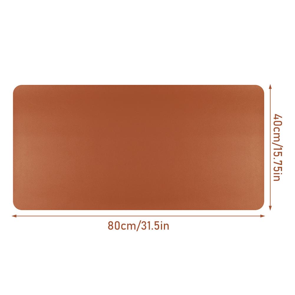 Dual-Sided PU Leather Desk Pad Arge Extended Gaming Mouse Pad Premium Waterproof Material Precise Mouse Control Smooth-Surface