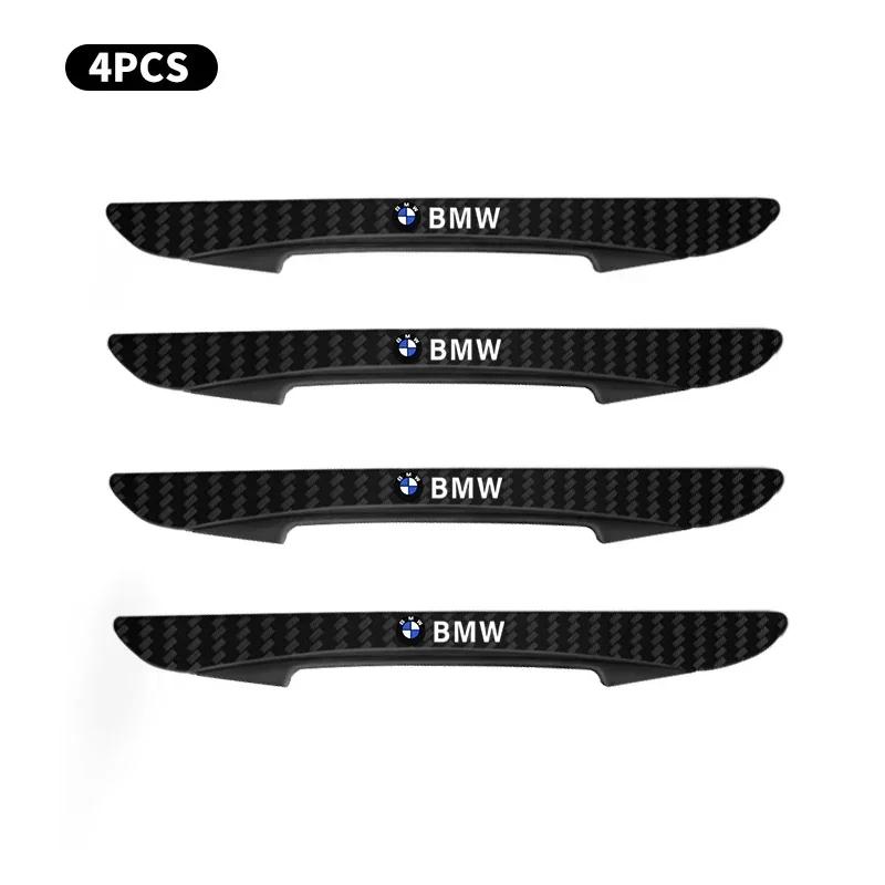4pcs/set Car Side Door Edge Protector Scrape Guard Bumper Guards Handle Cover For BMW F10 F13 F15 F16 F30 F34 F32 F31 E36 E60